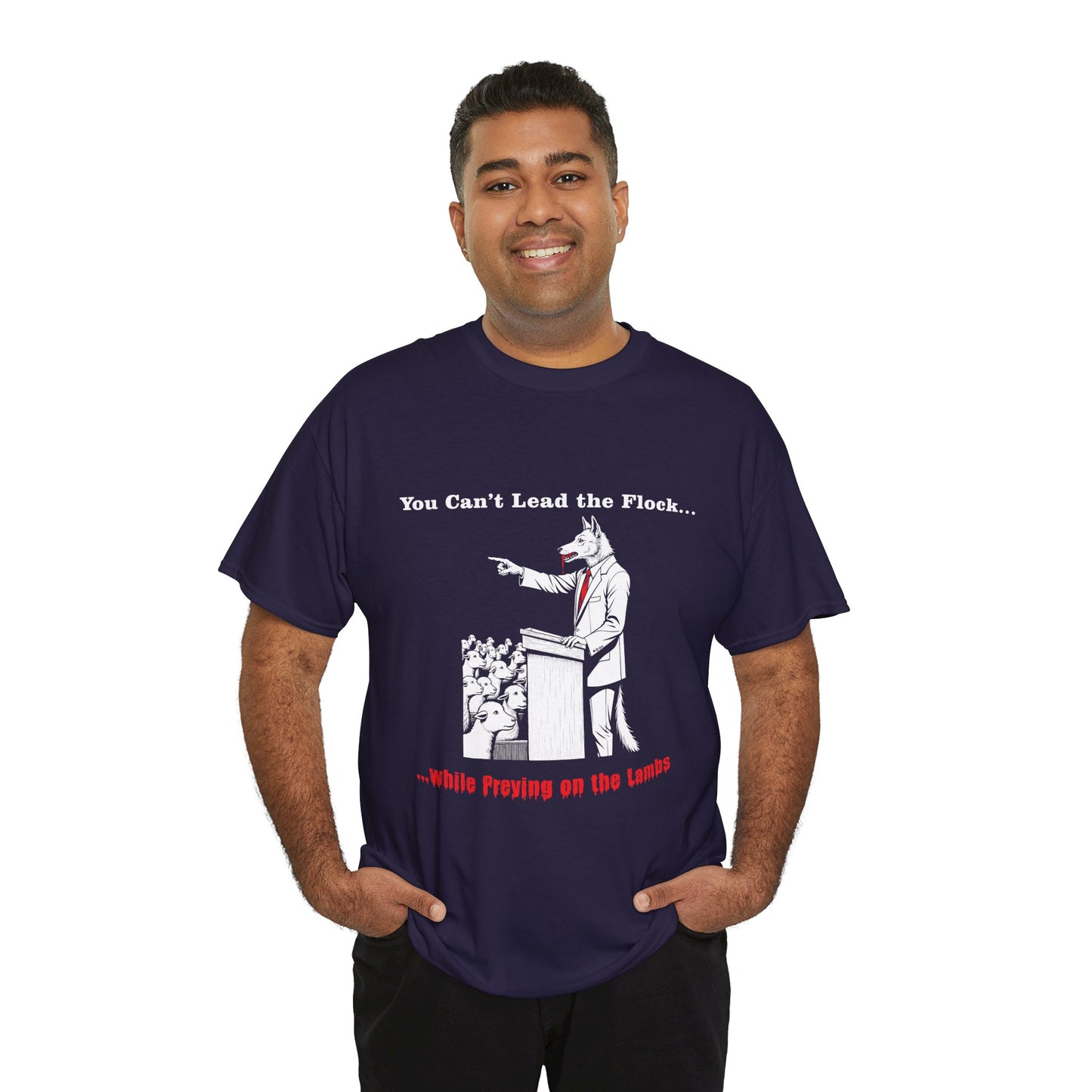 Unisex Tee - "You Can't Lead the Flock" Graphic Shirt