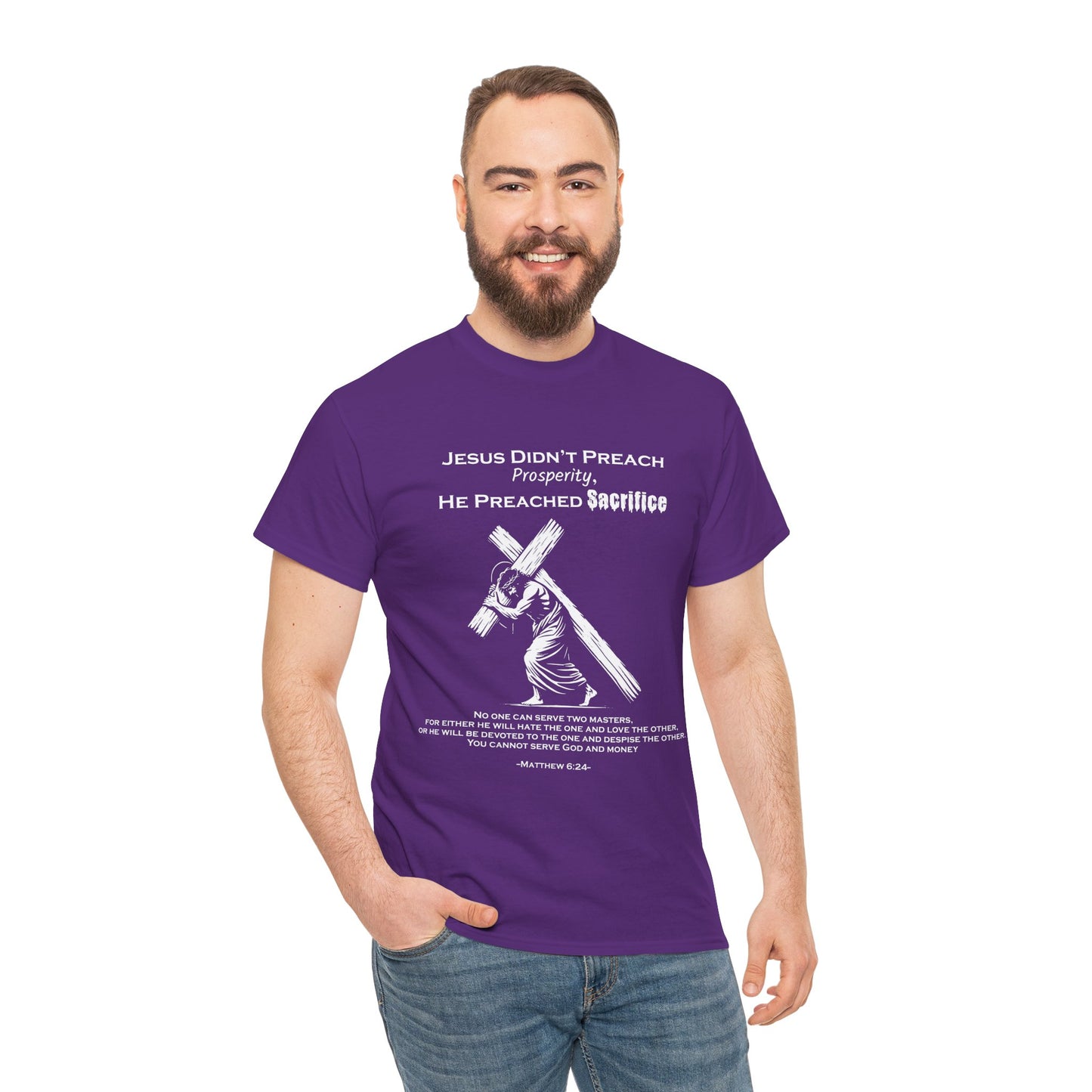 Unisex tee -"Jesus Didn’t Preach Prosperity"