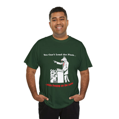 Unisex Tee - "You Can't Lead the Flock" Graphic Shirt