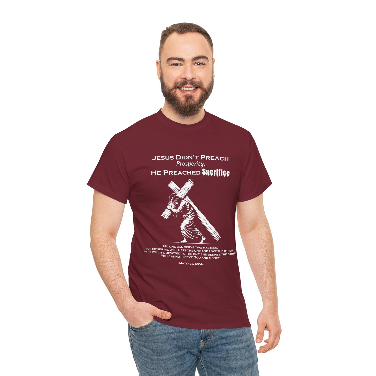 Unisex tee -"Jesus Didn’t Preach Prosperity"