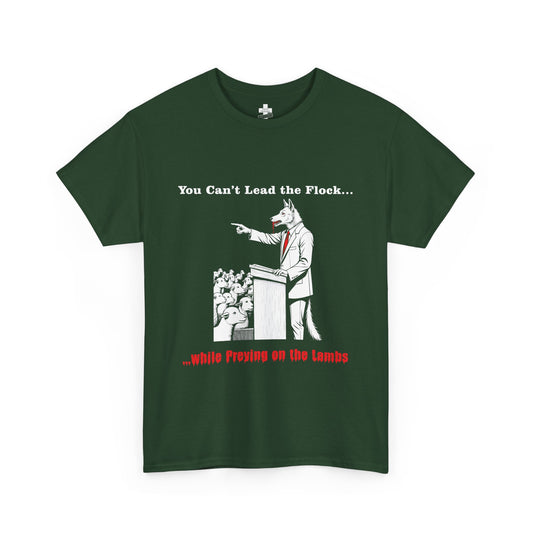 Unisex Tee - "You Can't Lead the Flock" Graphic Shirt