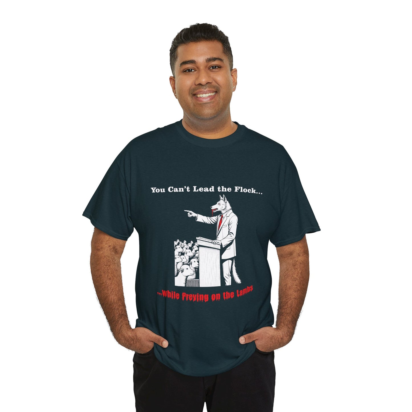 Unisex Tee - "You Can't Lead the Flock" Graphic Shirt