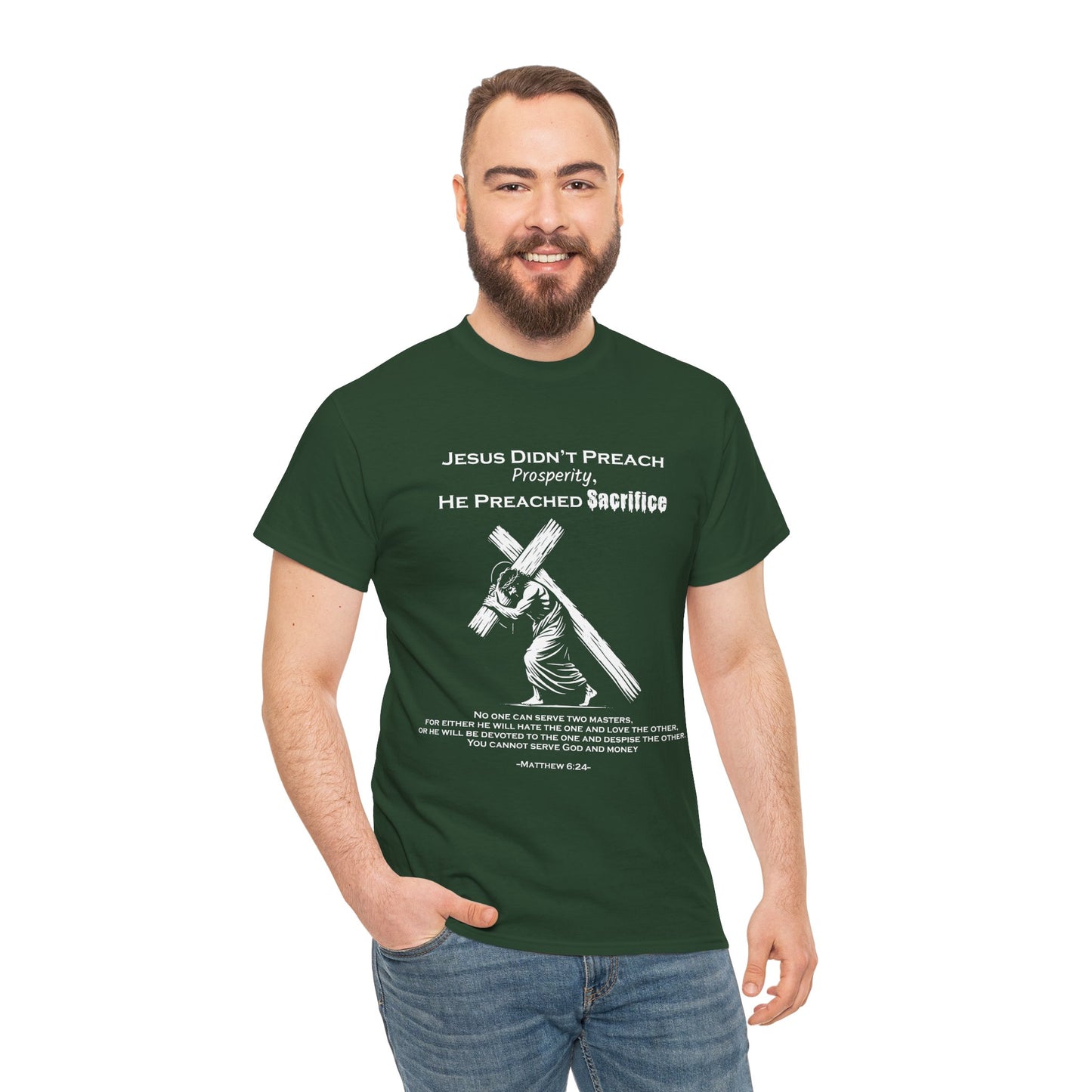 Unisex tee -"Jesus Didn’t Preach Prosperity"