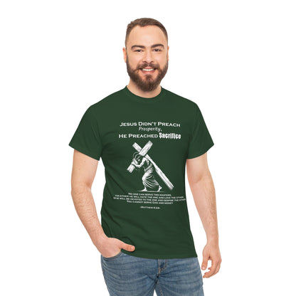 Unisex tee -"Jesus Didn’t Preach Prosperity"