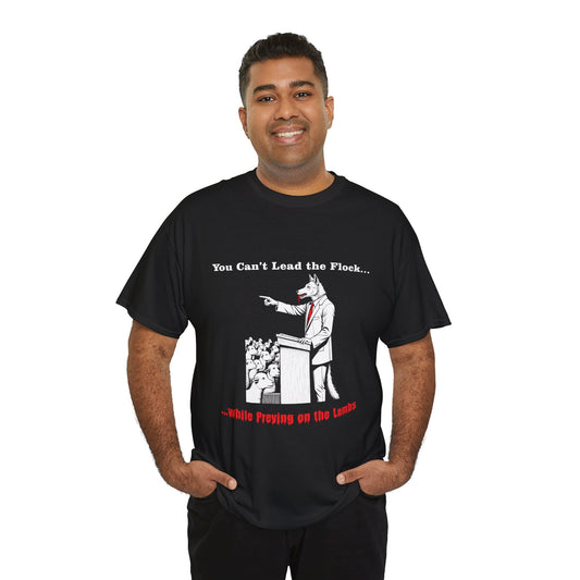 Unisex Tee - "You Can't Lead the Flock" Graphic Shirt