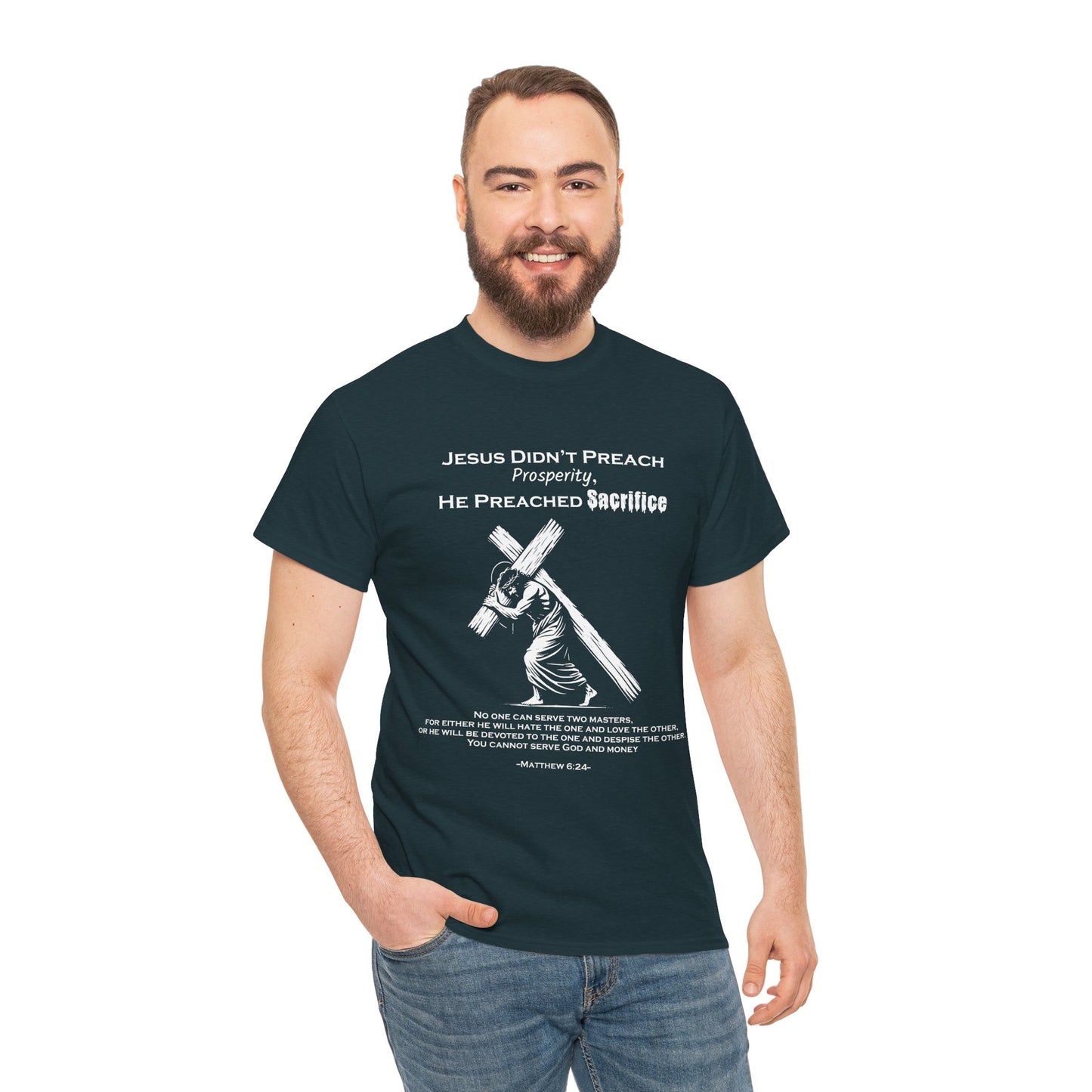 Unisex tee -"Jesus Didn’t Preach Prosperity"