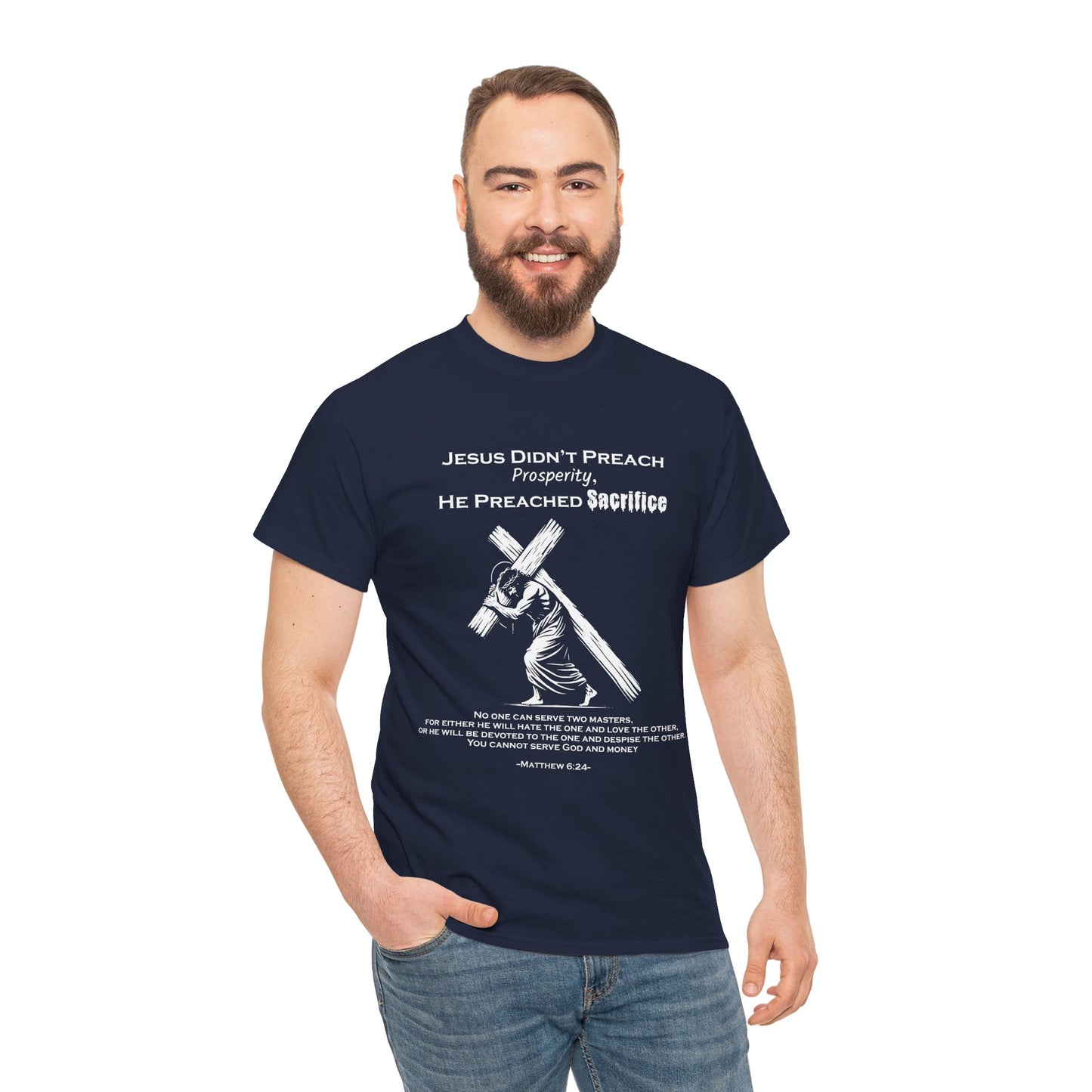 Unisex tee -"Jesus Didn’t Preach Prosperity"