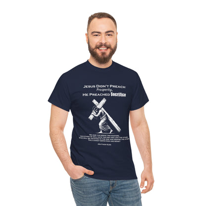 Unisex tee -"Jesus Didn’t Preach Prosperity"